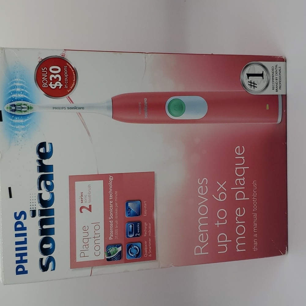 Philips Sonicare Plaque Control 2 Series Electric Sonic Toothbrush PINK Edition